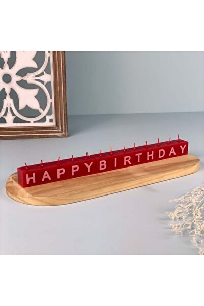 بيت الجملة (House of Wholesale) Happy Birthday cube candles