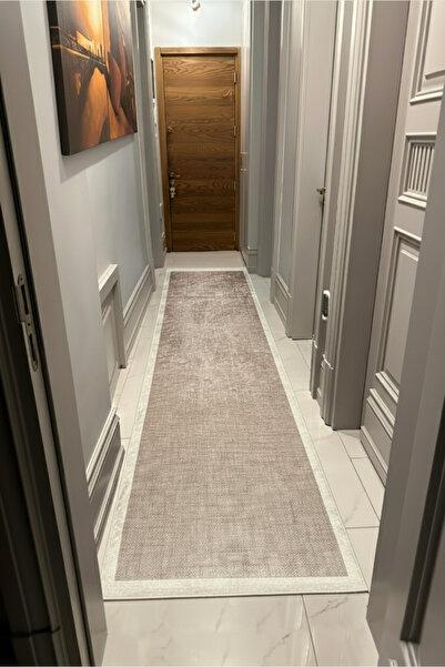 VOPTEKS Vizon Halı Yolluk Makinede Yıkanabilir Halı Kaymaz Taban Halı