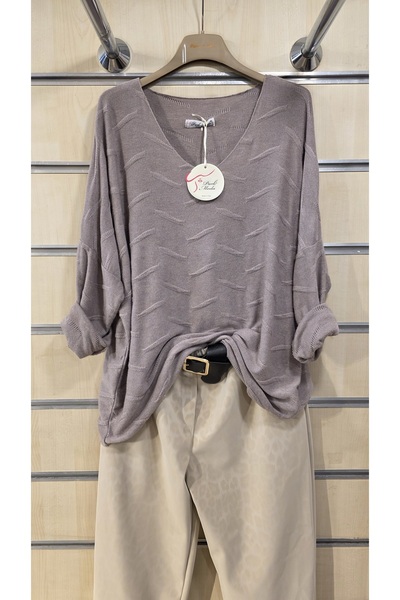 Park Moda Μπλούζα με ανάγλυφο σχέδιο