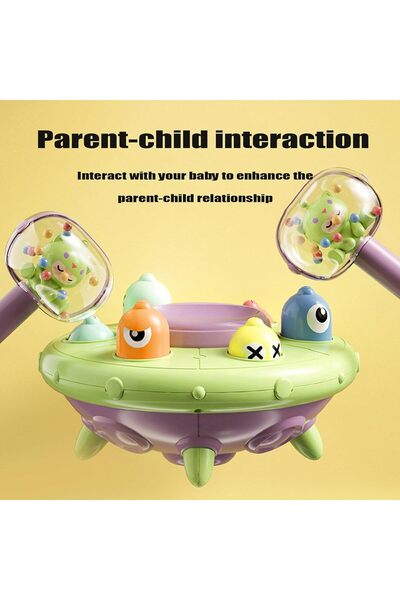 Generic Miladin Hammer-and-Mole Interactive Hammering Toy for Toddlers