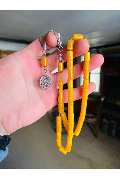 TTS TÜRK TESBİH SANATI Kesme Model Kehribar Tesbih