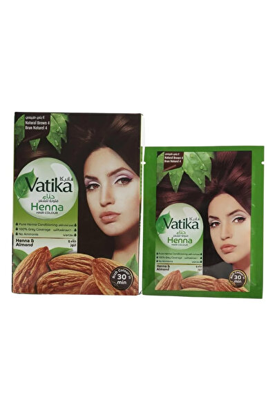 Vatika Henna Hair Color, Natural Brown 4 for Women
