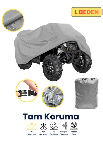 dokaca Gray L Size Atv Cover, Atv Protective Cover