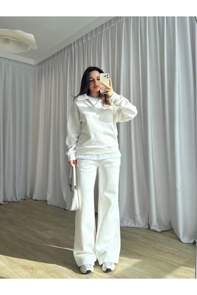 Mooi Butik Zaura Suit 8490 - White