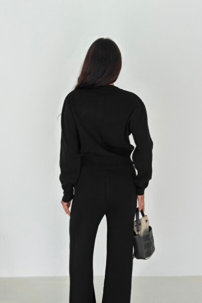 Noi Belis Rose Button Detailed Knitwear Cardigan Aw25Hi0070