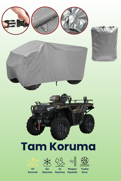 dokaca Grey P.Olaris Sportsman Xp 1000 Atv Cover, Atv Protective Cover