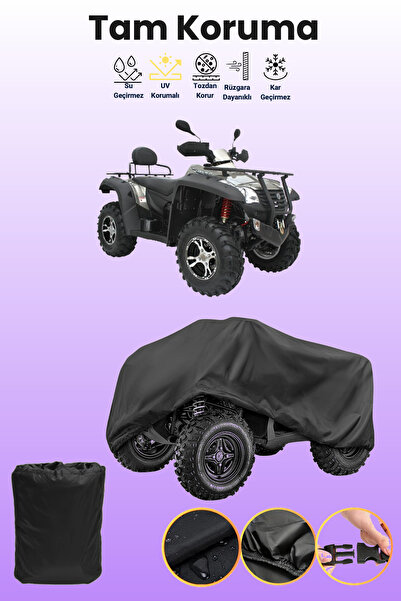 dokaca Black Mondial Terra Lander 500 Atv Tarpaulin, Atv Protective Cover