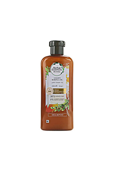 Herbal شامبو إسنسز بيو رينيو بزيت المورينجا الذهبي الناعم - 400 مل