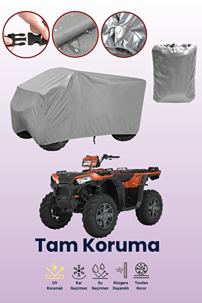 dokaca Grey P.Olaris Sportsman 850 Atv Cover, Atv Protective Cover