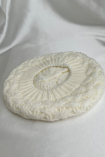 Modex Απαλό μαλακό μπερέ με χνουδωτό σχέδιο πλεξίματος