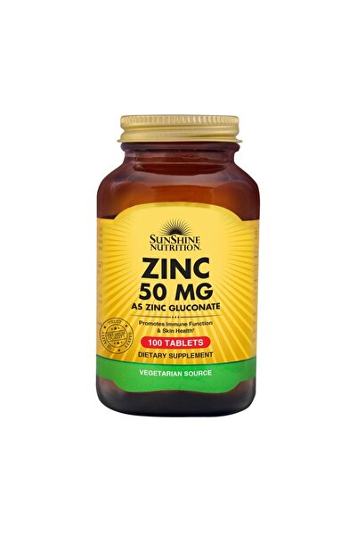 Sunshine Nutrition Zinc 50 mg 100 Tablets