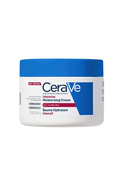CeraVe Moisturizing cream for face and body dry and very dry skin, 340 g, Intensive 5% Hydro-Urea