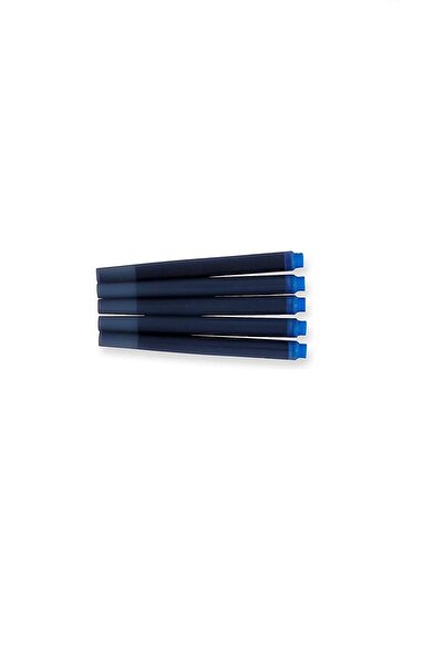 Parker Quink Refillable Fountain Pen Ink Cartridges - Blue (Pack of 5)