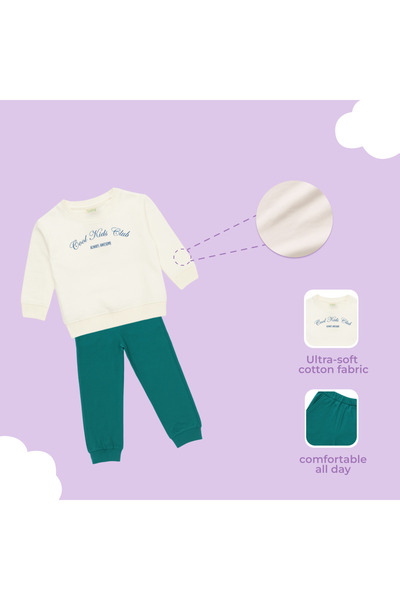 luay Kids Winter Co-ord Set | Organic Cotton Top & Bottom Clothing Set | Outfit for Cold Weather