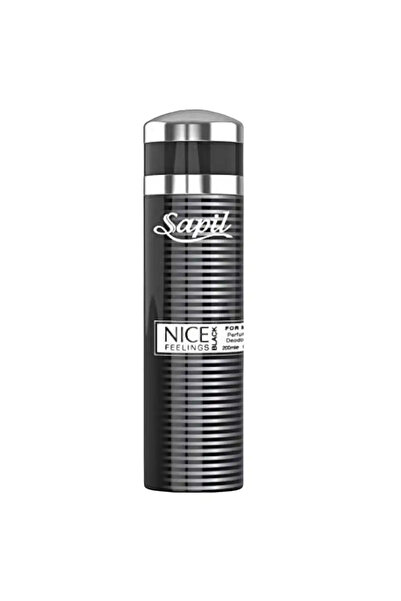 sapil Nice Feeling Black Deodorant For Men 200ml