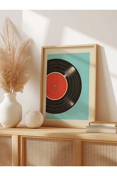Patika Poster – Retro Plak | Çerçeveli Poster | Modern Duvar Dekoru | Tablo