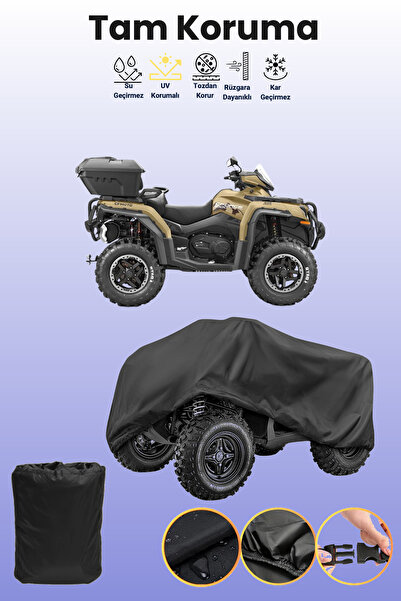 dokaca Siyah Cfmoto C Force 1000 Overland ATV Brandası, ATV Koruyucu Örtüsü