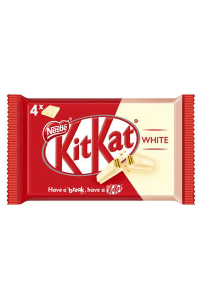 Nestle Kitkat 4 Finger White Wafer Chocolate Bar- 41.5gms Pack of 3