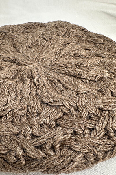 Modex Fluffy Knit Pattern Casual Soft Beanie