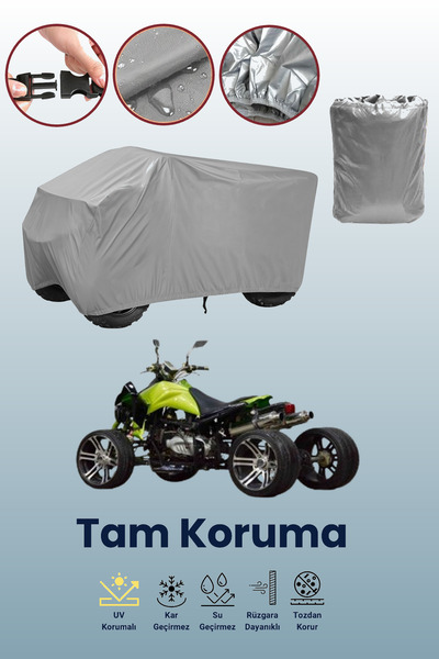 dokaca Grey Bumoto/Jinling Cobra S 200Cc Atv Cover, Atv Protective Cover