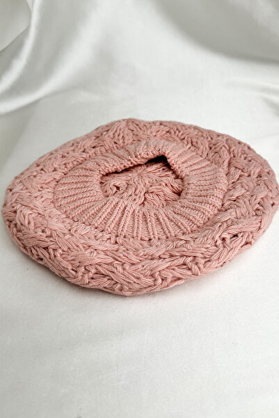 Modex Fluffy Knit Pattern Casual Soft Beanie