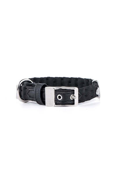 My Family Milan Nylon Dog Collar Black 55×2.8 cm Large