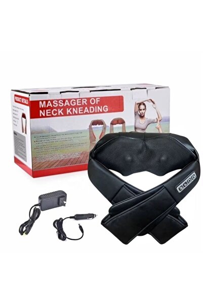 Razo جهاز تدليك كهربائي للرقبة والجسم مع تدفئة وحركة ثلاثية الأبعاد