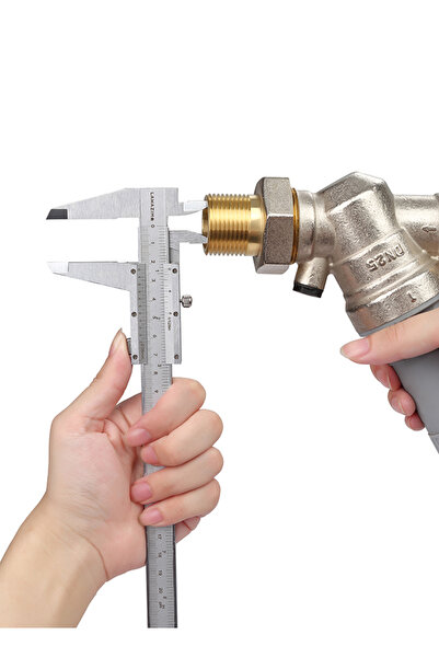 Lawazim Stainless Steel Caliper 8inch - Precision Measuring Tool Silver