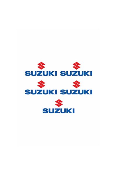 Oracal Set 5 stickere decorative de exterior/interior, Suzuki, 10 cm fiecare