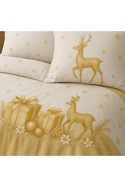Casa Pucioasa Christmas Bedding 6 pieces, Fine Cotton, Fitted Sheet -Casa Pucioasa