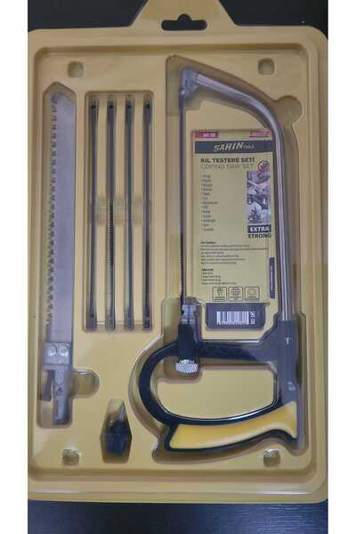ŞAHİN TOOLS Kıl Testere + Yedek Bıçak Seti – Çok Amaçlı Kesim