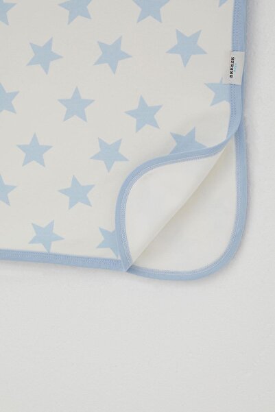 Breeze Newborn Baby Blanket Star Patterned Standard, Ecru