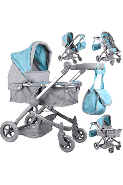 Jokomisiada Carucior de papusi 4 in 1, versatil si manevrabil, structura usoa...