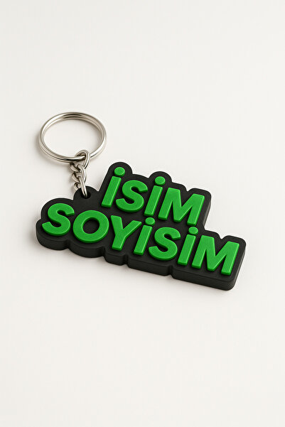 İsim Soyisim Yazılı Kişiye Özel Anahtarlık – Premium Hediyelik Tasarım