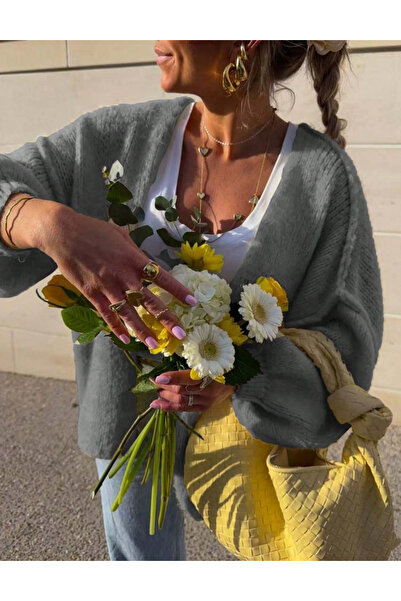 Sheya Shein cardigan, gray