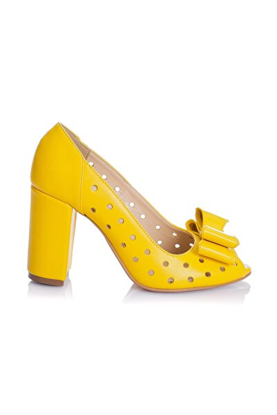 Catinca Shoes Women's genuine leather shoes - YELLOW BOX - F 23 GB