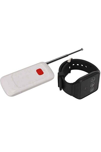 Denx Toy Box Rechargeable Wireless Caregiver Pager Call Button with Receiver 1000ft Range (1+1)