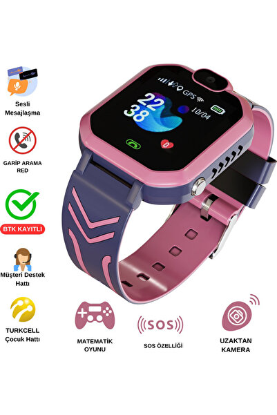 JETZU Akıllı Çocuk Saati BTK Kayıtlı SİM Kartlı ve Sesli Görüşmeli