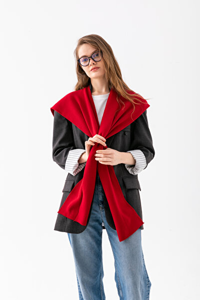 VEGA MODA Eșarfă pătrată - roșu