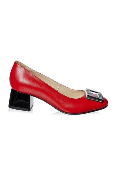 Catinca Shoes Women's genuine leather shoes - RED BOX - A 34 RB