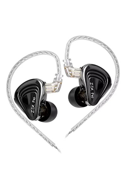 KZ ZSX Pro 12 Sürücülü (1DD + 5BA) Hibrit Hi-Fi IEM Kulaklık (MİKROFONSUZ)