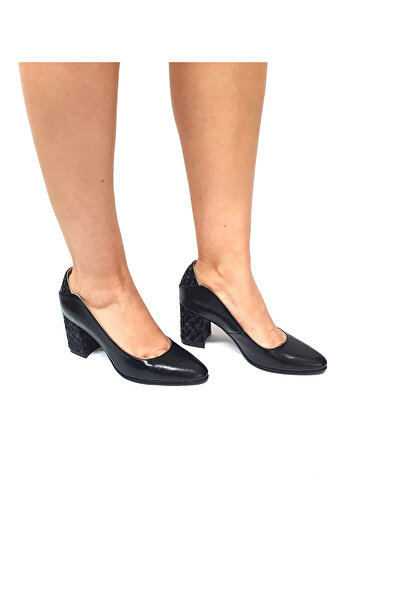 Catinca Shoes Pantofi dama din piele naturala – Negru Box cu Negru 3 D – R 9 ...