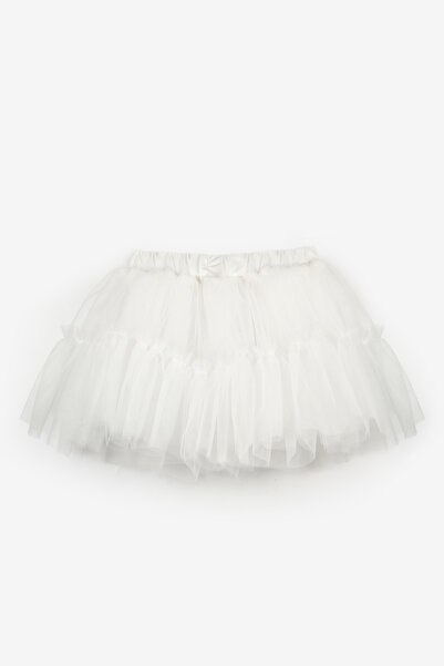 Le Mabelle Λευκή Φούστα Τούλι για Κορίτσια - Miley