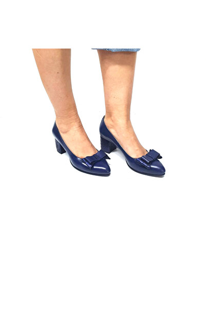 Catinca Shoes Pantofi din piele pentru femei – Cutie albastră cu model strălu...