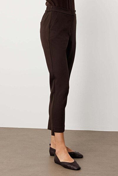 Ekol Beli Lastikli Dar Paça Pantolon