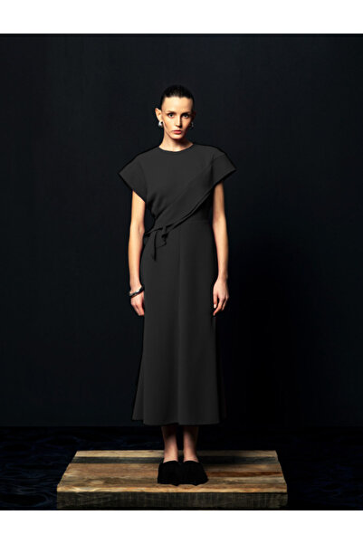 KAMEYA Flounce Violet Long Dress