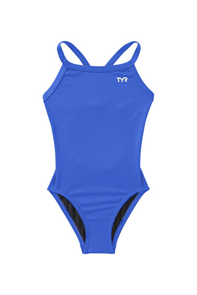 TYR Durafast Elite® Diamondfit Kız Çocuk Mayo - Solid