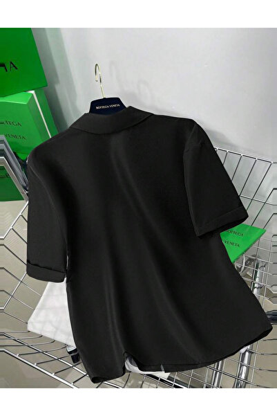 Sheya Shein short sleeve shirt, black