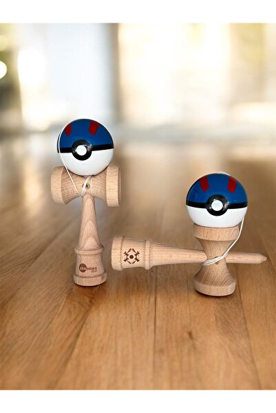 GIA'S WORLD Kendama USA Pokemon Blue GIA'SWORLD® Interactive toy for children and adults Plus spare string
