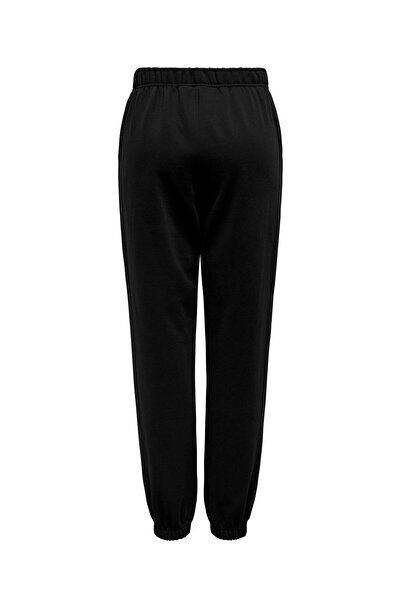 ONLY ONLBEST LIFE CUFF PANT SWT NOOS Γυναικείο Μαύρο Φούτερ - 15357504